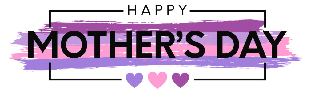 Happy Mother's Day card. Vector illustration